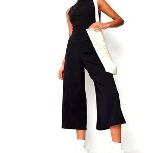 Missguided Racer Neck Culotte Jumpsuit